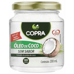 OLEO DE COCO SEM SABOR COPRA 200 ML - PADRÃO FONZAR