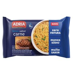 MACARRAO INSTANTÂNEO ADRIA LAMEN CARNE 75 G - PADRÃO FONZAR