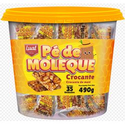 PÉ DE MOLEQUE LUAL 490 G ( POTE 35X14G ) - PADRÃO FONZAR