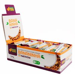 DOCE DE BANANA COM AMENDOIM 720 G ( 24X30G ) - PADRÃO FONZAR
