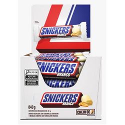 SNICKERS BRANCO 840 G (DP 20X42 G) - PADRÃO FONZAR