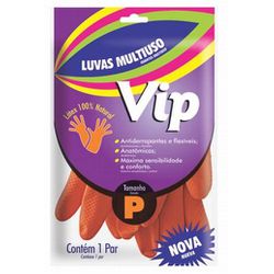 LUVAS VIP MULTIUSO TAMANHO P PACOTE COM 1 PAR - PADRÃO FONZAR