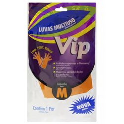 LUVAS VIP MULTIUSO TAMANHO M PACOTE COM 1 PAR - PADRÃO FONZAR