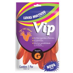 LUVAS VIP MULTIUSO TAMANHO G PACOTE COM 1 PAR - PADRÃO FONZAR