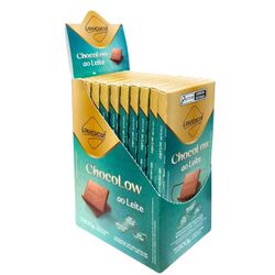 CHOCOLATE AO LEITE ZERO LOWÇUCAR 300 G ( DP 10X30G... - PADRÃO FONZAR