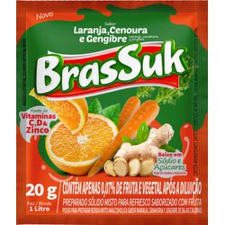 REFRESCO BRASSUK LARANJA, CENOURA E GENGIBRE 15X20... - PADRÃO FONZAR
