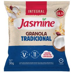 GRANOLA TRADICIONAL INTEGRAL JASMINE 600G (20X30G) - PADRÃO FONZAR