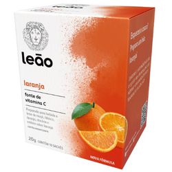 CHA LEAO LARANJA VITAMINICO 20 G C/ 10 SQ. - PADRÃO FONZAR