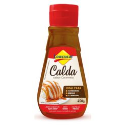 CALDA LOWÇUCAR ZERO SABOR CARAMELO 450 G - PADRÃO FONZAR