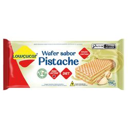 WAFER LOWÇUCAR ZERO AÇUCAR PISTACHE 115 G - PADRÃO FONZAR