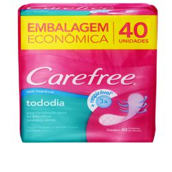 PROTETOR DIÁRIO CAREFREE TODO DIA SEM PERFUME 40 U... - PADRÃO FONZAR