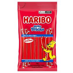 BALA DE GELATINA STICKS MORANGO 70 G (71741) - PADRÃO FONZAR