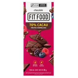 CHOCOLATE 70% CACAU FRUTAS VERMELHAS 800 G ( DP 10... - PADRÃO FONZAR