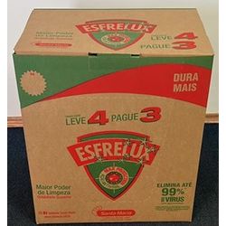 ESPONJA ESFRELUX LV4 PG3 DISPLAY C/ 180 PACOTES - PADRÃO FONZAR