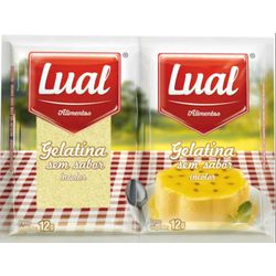 GELATINA LUAL INCOLOR SEM SABOR 24 G - PADRÃO FONZAR