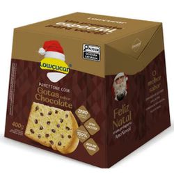 PANETTONE CHOCOLATE ZERO ACUCAR LOWCUCAR 400G (077... - PADRÃO FONZAR