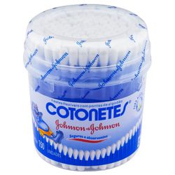 COTONETES JOHNSON'S COM 150 UNIDADES - POTE - PADRÃO FONZAR