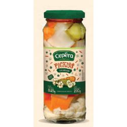 PICKLES EM CONSERVA CEPERA VIDRO 200 G (0274) - PADRÃO FONZAR