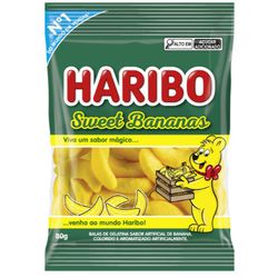 BALA DE GELATINA BANANA 80 G (1734) - PADRÃO FONZAR