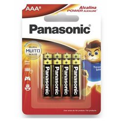 PILHA PANASONIC ALCALINA PALITO AAA C/ 8 (8930) - PADRÃO FONZAR
