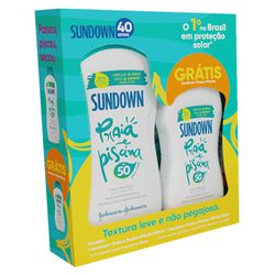 SUNDOWN REGULAR FPS50 200 ML GRATIS SDW FPS50 100 ... - PADRÃO FONZAR