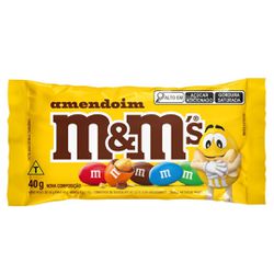 M&M'S AMENDOIM 720G ( DP 18X40 G ) - PADRÃO FONZAR