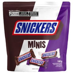 SNICKERS MINIS VARIEDADES 180 G - PADRÃO FONZAR