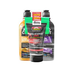 KIT ESSENCIAL ( LAVA AUTO AUTOCRAFT, LIMPA PNEU E ... - PADRÃO FONZAR