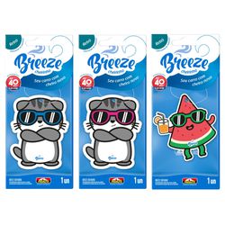 ODORIZANTE BREEZE CARD CHEIRINHO RETRO 01 UNID - PADRÃO FONZAR
