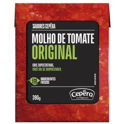 MOLHO DE TOMATE ORIGINAL SABORES CEPERA RECART 390... - PADRÃO FONZAR