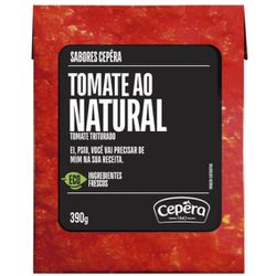 TOMATE AO NATURAL SABORES CEPERA RECART 390 G - PADRÃO FONZAR