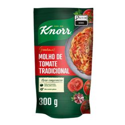 MOLHO DE TOMATE TRADICIONAL KNORR 300 G SACHE - PADRÃO FONZAR