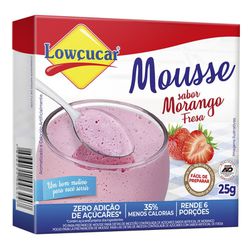 MOUSSE LOWÇUCAR SABOR MORANGO 25 G - PADRÃO FONZAR