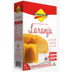 BOLO LOWÇUCAR SABOR LARANJA ZERO AÇUCAR 150 G - PADRÃO FONZAR