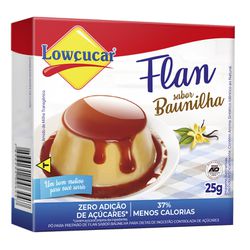 FLAN LOWÇUCAR BLENDA BAUNILHA 25 G - PADRÃO FONZAR