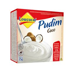 PUDIM DE COCO ZERO AÇUCAR LOWÇUCAR 25 G - PADRÃO FONZAR