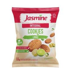 COOKIES LIMAO INTEGRAL JASMINE 120 G - PADRÃO FONZAR