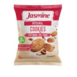 COOKIES CASTANHA PARÁ INTEGRAL JASMINE 120 G - PADRÃO FONZAR