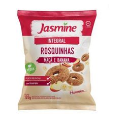 ROSQUINHA MAÇA & BANANA INTEGRAL JASMINE 120 G - PADRÃO FONZAR