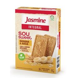 BISCOITO BANANA & AVEIA INTEGRAL JASMINE 75 G SOU ... - PADRÃO FONZAR