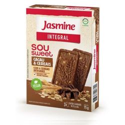 BISCOITO CACAU & CEREAIS INTEGRAL JASMINE 75 G SOU... - PADRÃO FONZAR