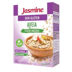 AVEIA EM FLOCOS GROSSOS SEM GLUTEN JASMINE 200 G - PADRÃO FONZAR