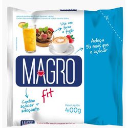 AÇUCAR MAGRO LIGHT 400 G (1404) REFIL (NOVO) - PADRÃO FONZAR