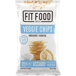 VEGGIE CHIPS GRAO DE BICO SALGADO 40 G FIT FOOD - PADRÃO FONZAR