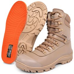 BOTA IMPERMEÁVEL FORCE MILITAR PHANTON CAQUI. - 79... - FORCE MILITAR - CALÇADOS MILITARES DE ALTA PERFORMANCE.