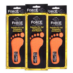 Palmilha PU Gel Anatomica Confortável Force Milita... - FORCE MILITAR - CALÇADOS MILITARES DE ALTA PERFORMANCE.
