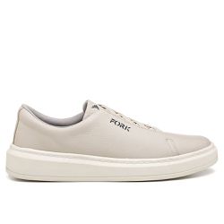 TENIS COLLINS OFF WHITE 100% COURO ELASTICO SOLADO... - FORKCALC