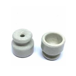 Isolador Porcelana Roldana - 24 X 20 - FORLUZ