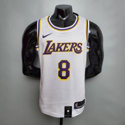 Nba Lakers branca Silk (jogador) Bryant Camisa 08 ... - FUTCAMISA