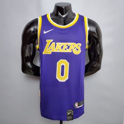 Nba Lakers Silk (jogador) Kuzma Camisa 0 - NB10055 - Tailandesas Atacado